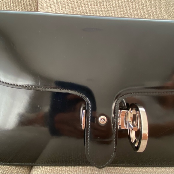 GUCCI GG Interlocking shoulder in black leather Medium size - Picture 15 of 15